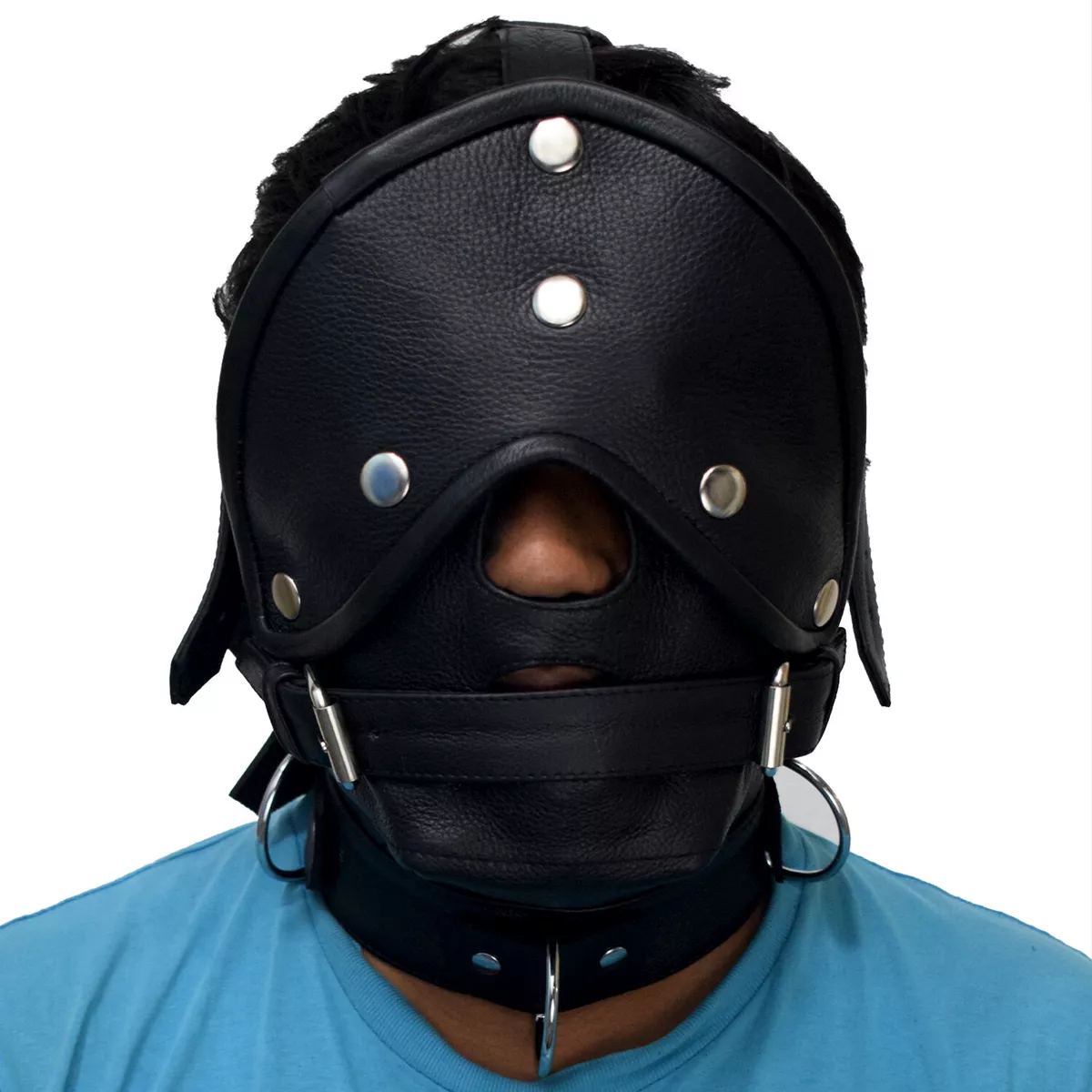 Premium Muzzle with Blindfold and Gags