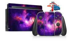 Image of NEBULA GALAXY NINTENDO SWITCH Skin Decal Vinyl Console Wrap