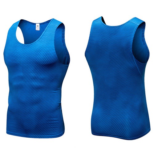 Men Sports Tank Tops Running Fitness Activewear Athletic Quick Dry Cycling Vest - Picture 10 of 17