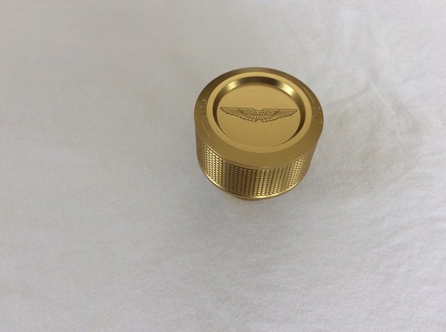 Genuine Aston Martin Gold Oil Filler Cap for V12 DB9 DB11 DB12 VANTAGE NEW