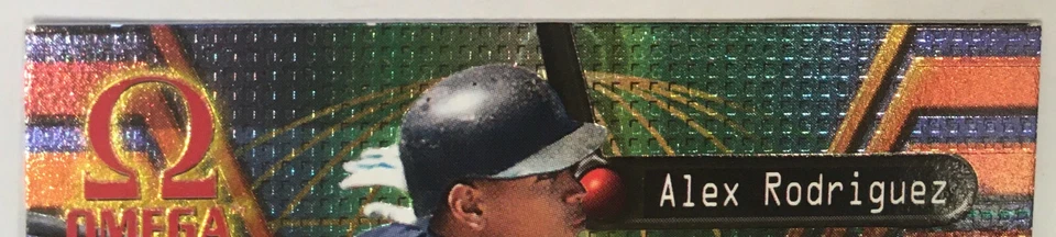 1998 Pacific Omega - Online Inserts - Alex Rodriguez - #15 - Mariners - NrMt - Image 3 of 4