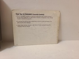 Silent Service Nintendo NES Cartridge And Manual Authentic 