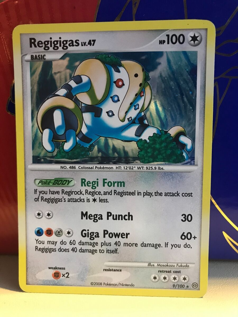 Mavin  Pokemon card Regigigas Lv X 100/100 regigigas lv 47 9/100 holo  stormfront