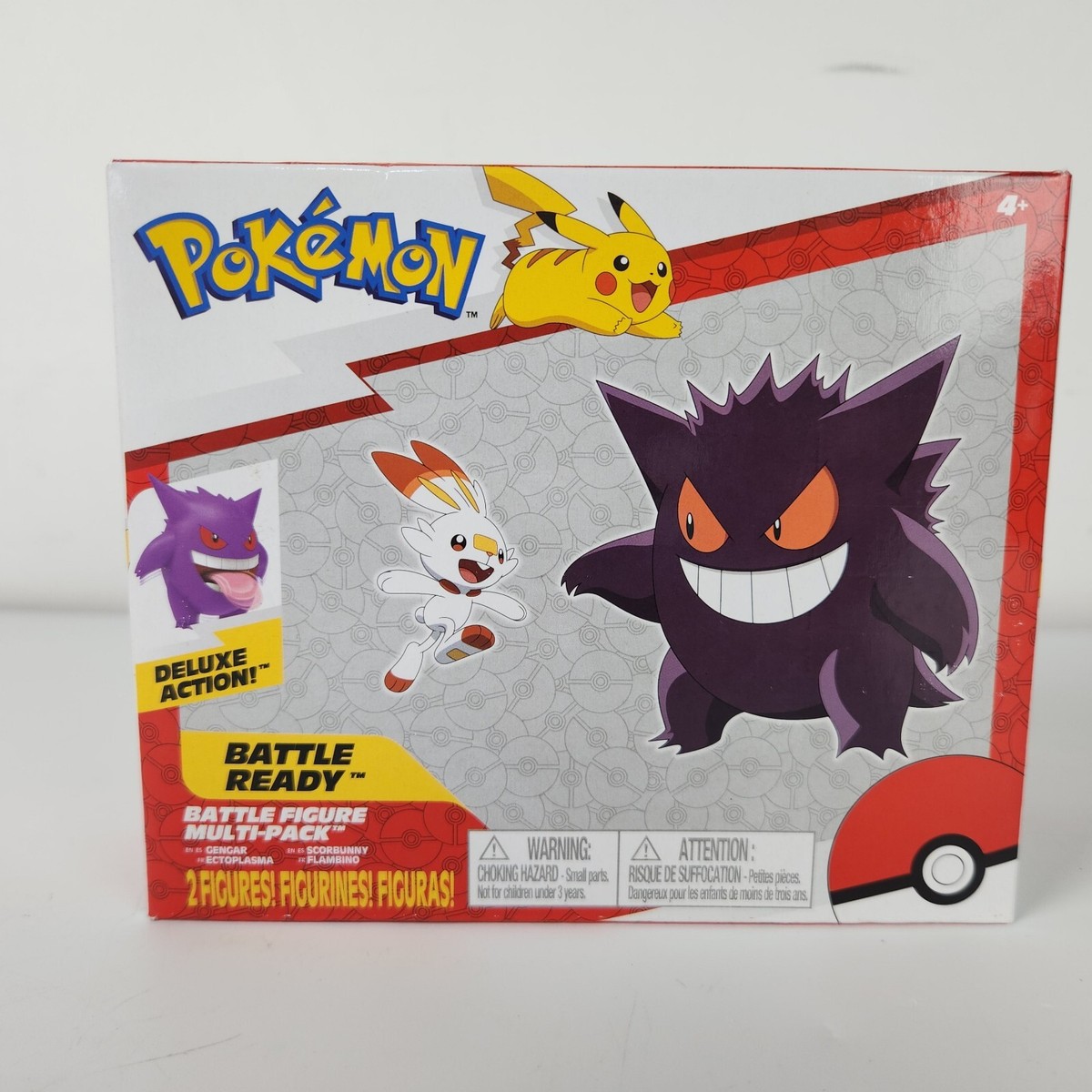 Jazwares Pokemon Battle Figure Multi-Pack Gengar Scorbunny