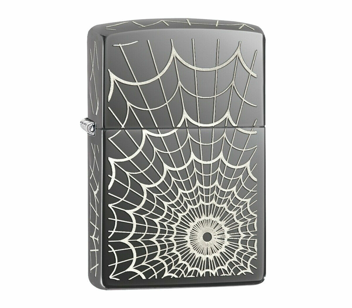 Zippo Windproof Spider Web All Over Lighter, 4 Sides Zippo Windproof Spider Web All Over Lighter, 4 Sides
