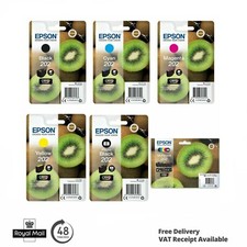 Genuine Epson 202 Kiwi Ink Cartridges For Expression XP-6100 XP-6000 Printer Lot