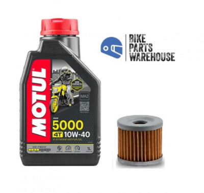 LEXMOTO ADRENALINE 125 2013-2018 MOTUL 5000 10W40 ÖL & FILTER SERVICE KIT