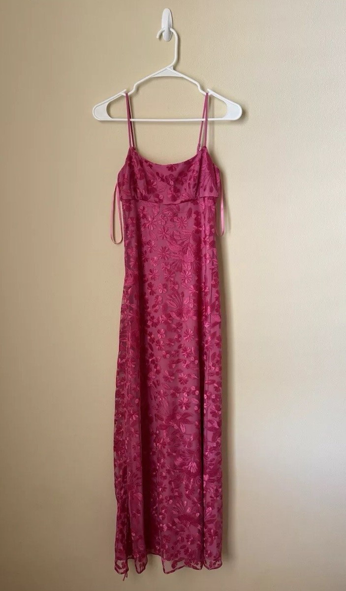 strapless hot pink prom dress Panama Strapless Maxi Dress Hot Pink