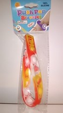 NEW 2022 Push Pop Bracelet Fidget 1 Ship Orange White Yellow Calm Anxiety 3