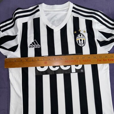 Juventus FC 2015-16 Home Soccer Jersey Alvaro Morata #9 Adidas