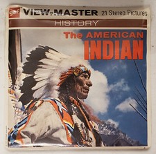 View-Master History The American Indian 3 Reel Packet NEW SEALED