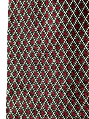 Krawatte 100% Seide Jun Ashida bordeauxgrün Top Zustand wie neu L=9,2cm