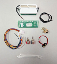 SUSTAINIAC STEALTH PRO KIT WITH LOOSE TOGGLE SWITCHES AND WHITE HUMBUCKER DRIVER
