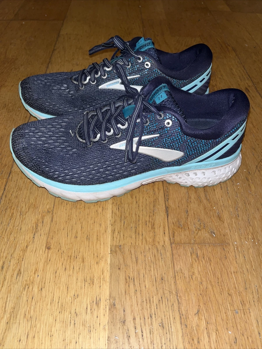 Brooks Womens Ghost 11 1202771B493 Blue Running Shoes Sneakers Size 9