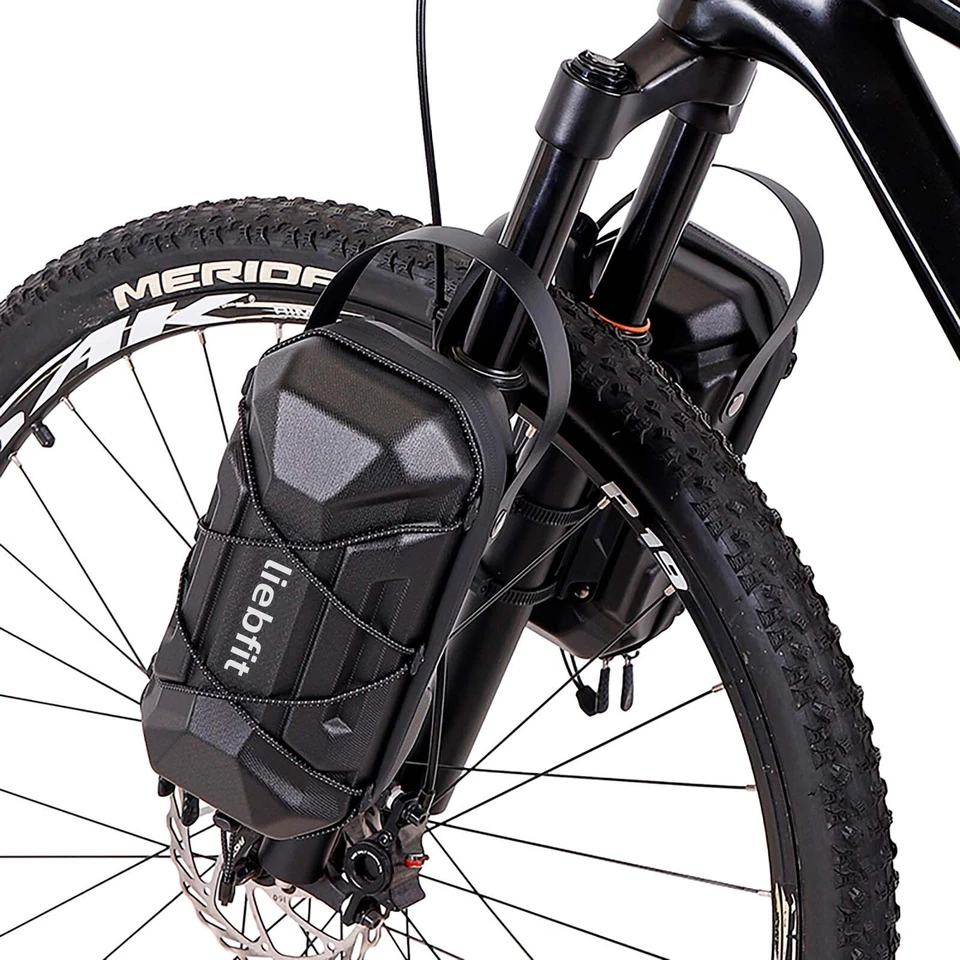 Liebfit Gabeltasche Lenkertasche für E-Bike E-Scooter mit Tragegriff & Seil - Bild 2 von 4