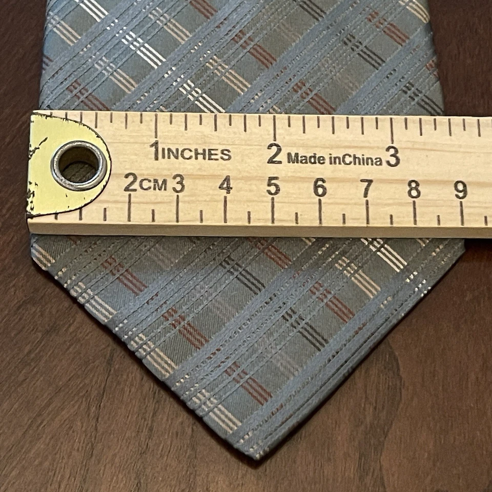 Corbata de cuello vintage J. Ferrar verde 100 % seda importada para hombre hecha en EE. UU. Foto 4 de 4