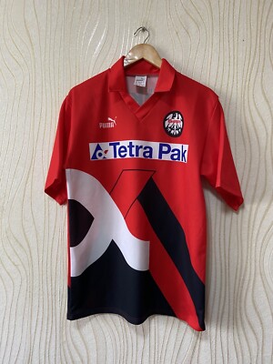 EintrachtFrankfurtNike ゲームシャツ juma 正規品 EINTRACHT FRANKFURT 1993 1995 HOME FOOTBALL SHIRT SOCCER JERSEY