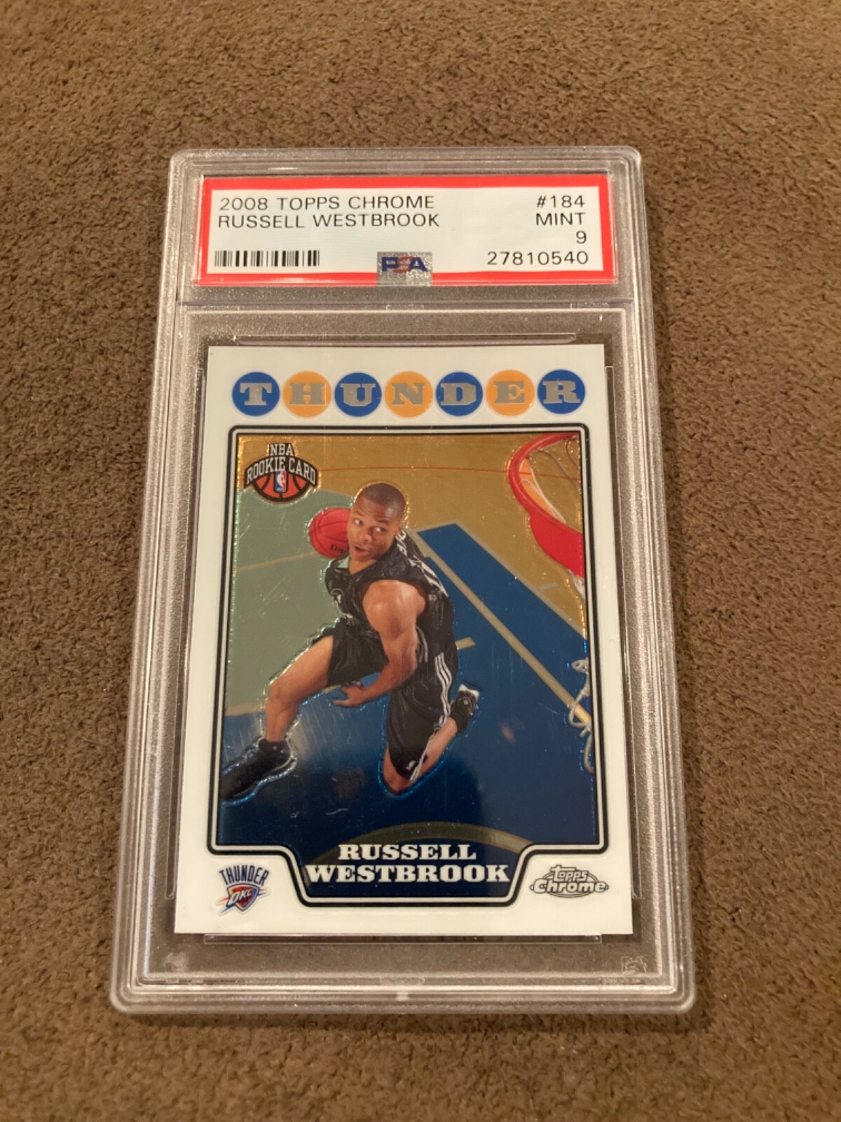 Russell Westbrook 2008-09 Topps Chrome Rookie #184 PSA 9 Mint | eBay