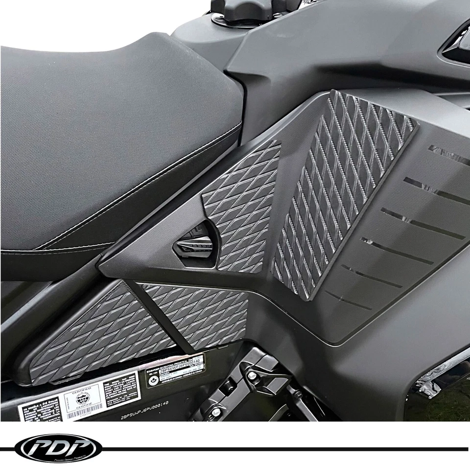 2023+ Ski-Doo 850 MXZ DIAMOND GRIP KNEEPAD KIT BLACK - Image 2 of 4