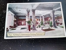 HJ Heinz Co Admin Building Foyer Pittsburgh PA Advertising Postcard