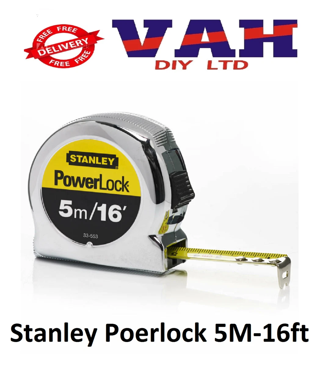 33-553 - Stanley - TAPE MEASURE, MICROPOWERLOCK 5M/16