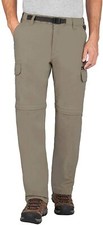 BC Clothing Men  s Convertible Cargo Pants Outdoor Hiking Zip-Off Shorts Stretch