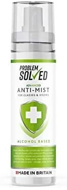 ‎PROBLEM SOLVED Problem Solved Anti Mist Fog Demister Spray For Glasses Visors Goggles Helmets