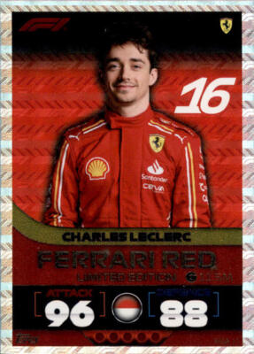 Topps Turbo Attax 2024 Trading Card MGA 11 - Charles Leclerc - Fivefold