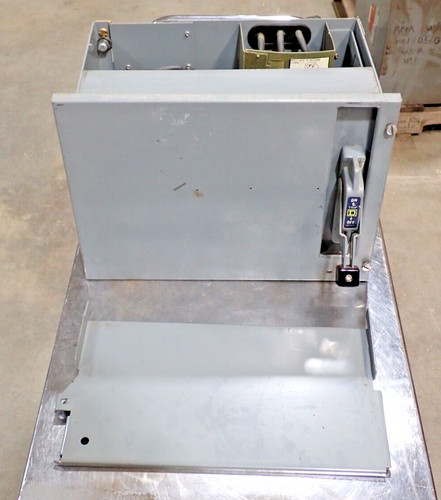 Square D Model 4 15 amp 480 Volt 12" Breaker type feeder Bucket Tested MCC122