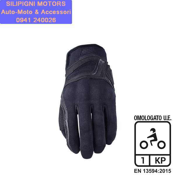 Guanti Moto FIVE RS3 Mezza stagione Nero Codice 81039