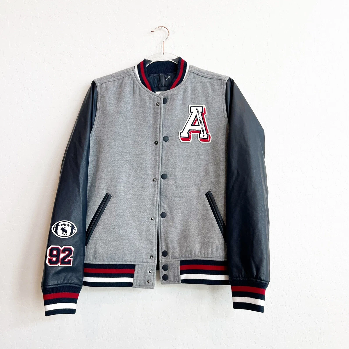 Abercrombie and fitch varsity jacket cheap