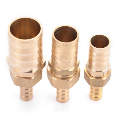 2pcs 4--10mm Brass Fitting Hose Barb Tail Reducer Reducing Plug
