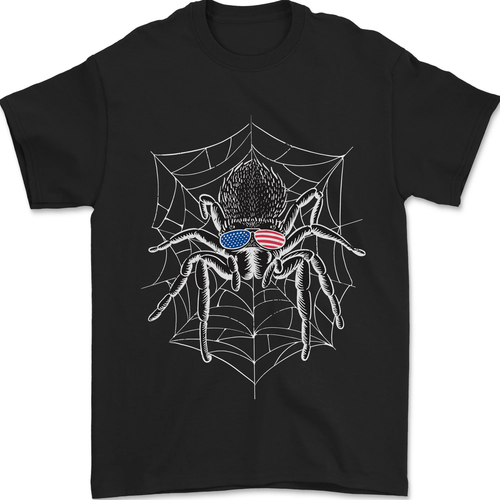 T-shirt Fitness Homme T-shirt Homme Drapeau Américain - Col Rond Manches Courtes - Style Rétro Fitness - Polyester Tee Shirt Col Rond