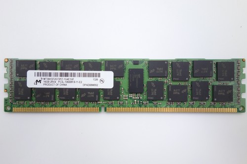 HP Micron 16GB 2Rx4 PC3L-10600R MT36KSF2G72PZ-1G4E1HF DDR3L