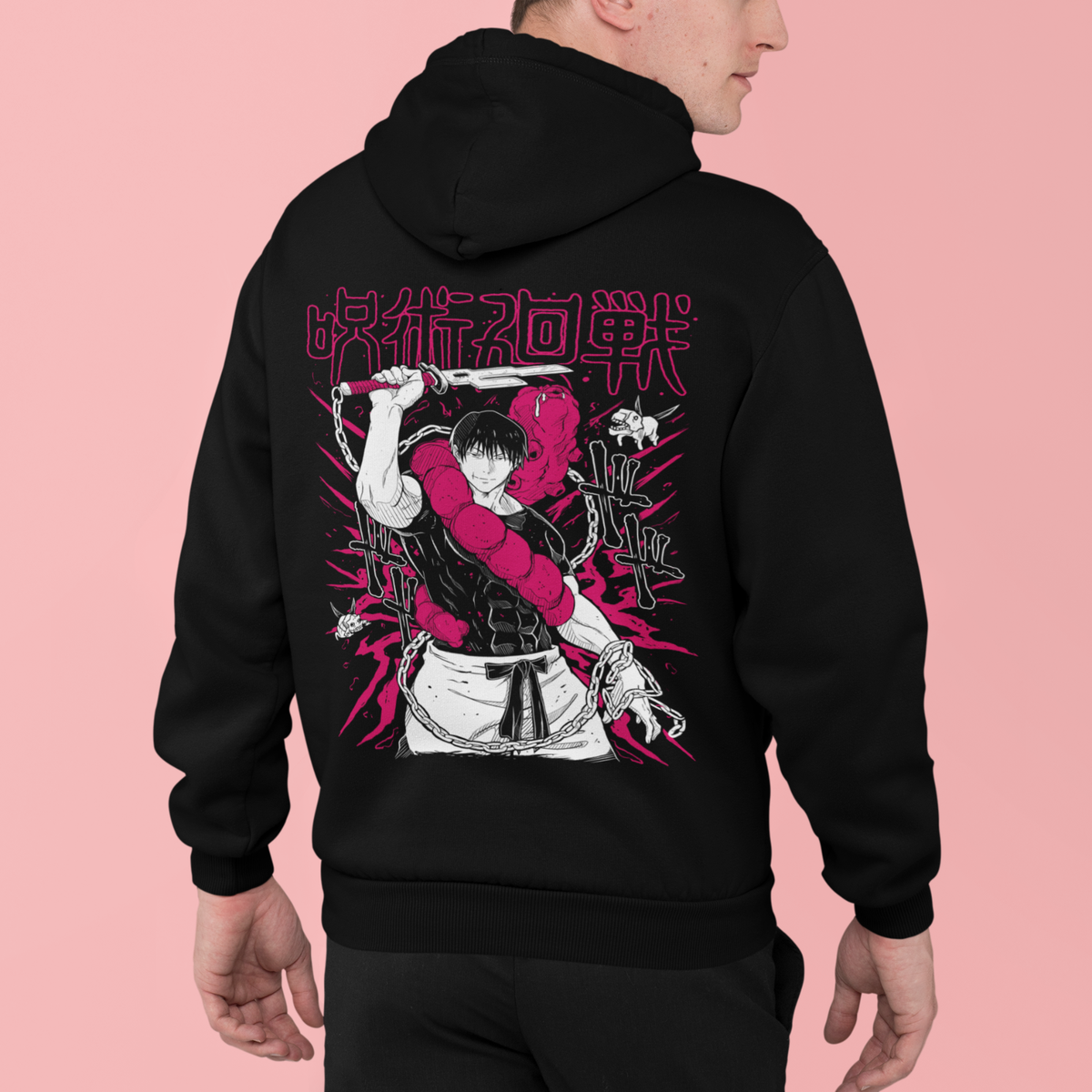 Toji Fushiguro Hoodie JJK Sukuna Jujutsu Kaisen Anime Gojo Satoru
