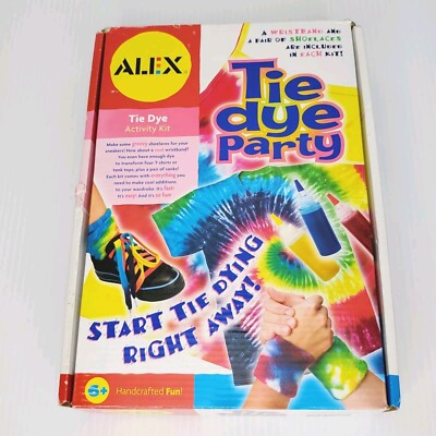 Alex Tie Dye Party Tie Due Activity Kit Fun Summer Craft Activity For Kids New