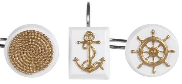 Sailing Bath Shower Hooks SAL83 - Image 1 of 1