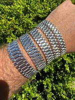 Custom Handmade Presidential Link Plain Bracelet Real 925 Sterling Silver 8-16mm 3