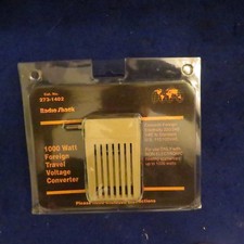Radio Shack 1000 Watt Foreign Travel Voltage Converter Radio Shack 273-1402 NIB