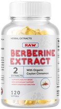 Berberine HCL Extract 1200mg Anti-Inflammatory, Healthy Cholesterol 120 Premium