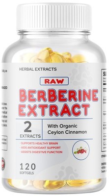 Berberine HCL Extract 1200mg Anti-Inflammatory, Healthy Cholesterol 120 Premium