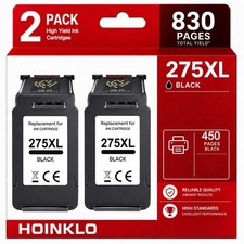 275XL Black Ink Cartridges Replacement for Canon PG-275