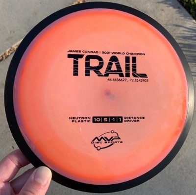 Axiom MVP Neutron Trail - Transitional Color Swirl James Conrad Series Disc Golf