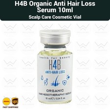 H4B Organic Anti Hair Loss Serum 10ml, Scalp Care Cosmetic Vial