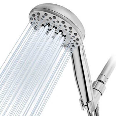 High Pressure Shower Head with Powerful Shower Spray & 59'' Stainless Steel H...