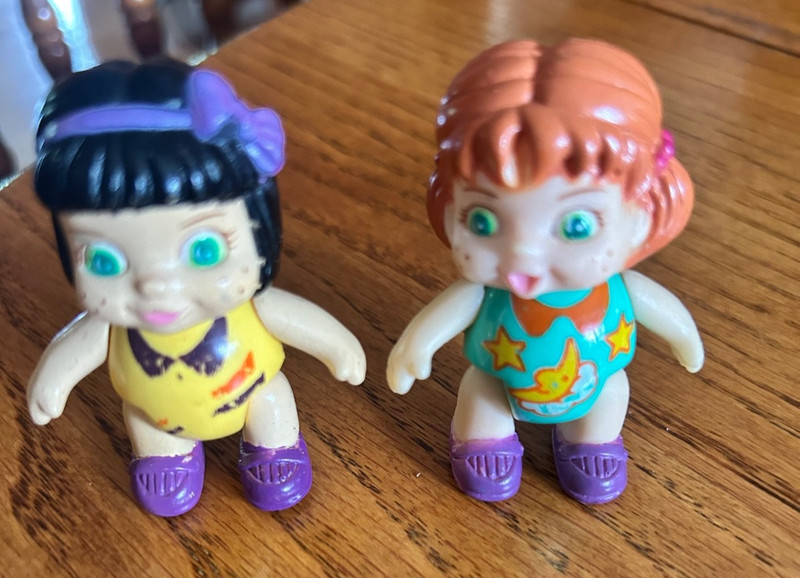 VTG 1991 Lot of 2 (two) New Ray Novelty Dolls - Girls