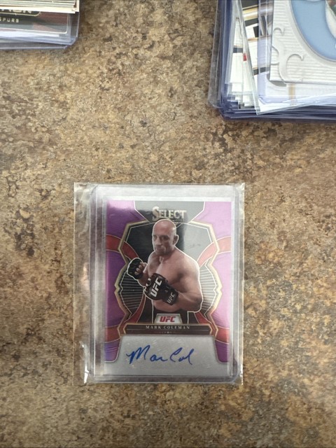 Clean UFC Legend Mark Coleman /49 Select Auto