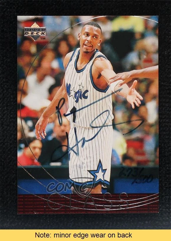 Upper Deck Anfernee Hardaway Basketball Autographed Sports Trading