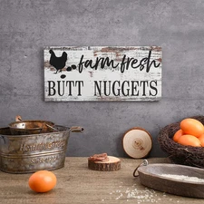 Farm Fresh Chicken Wall Decor Chicken Coop Sign Accessories Rustic Hen House ...