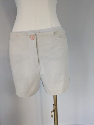 I.L.U. Junior Sz 9 Shorts Beige Cotton Stretch 